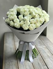 Букет 35 Белых роз в Хрустальный