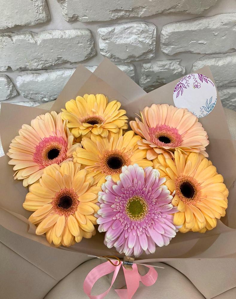 Букет цветов из: Герберы в Хрустальный