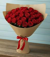 Букет Красные розы Милано в Хрустальный