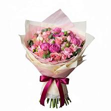 Букет цветов из:  Розы #REPLACE_PRED# Хрустальный