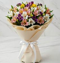 Букет цветов из:  Альстромерии в Хрустальный