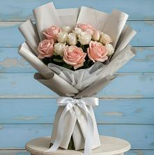 Букет цветов из:  Розы в Хрустальный