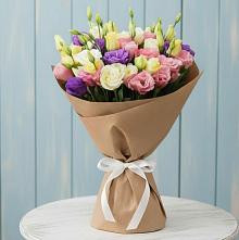 Букет цветов из:  Лизиантусы #REPLACE_PRED# Хрустальный